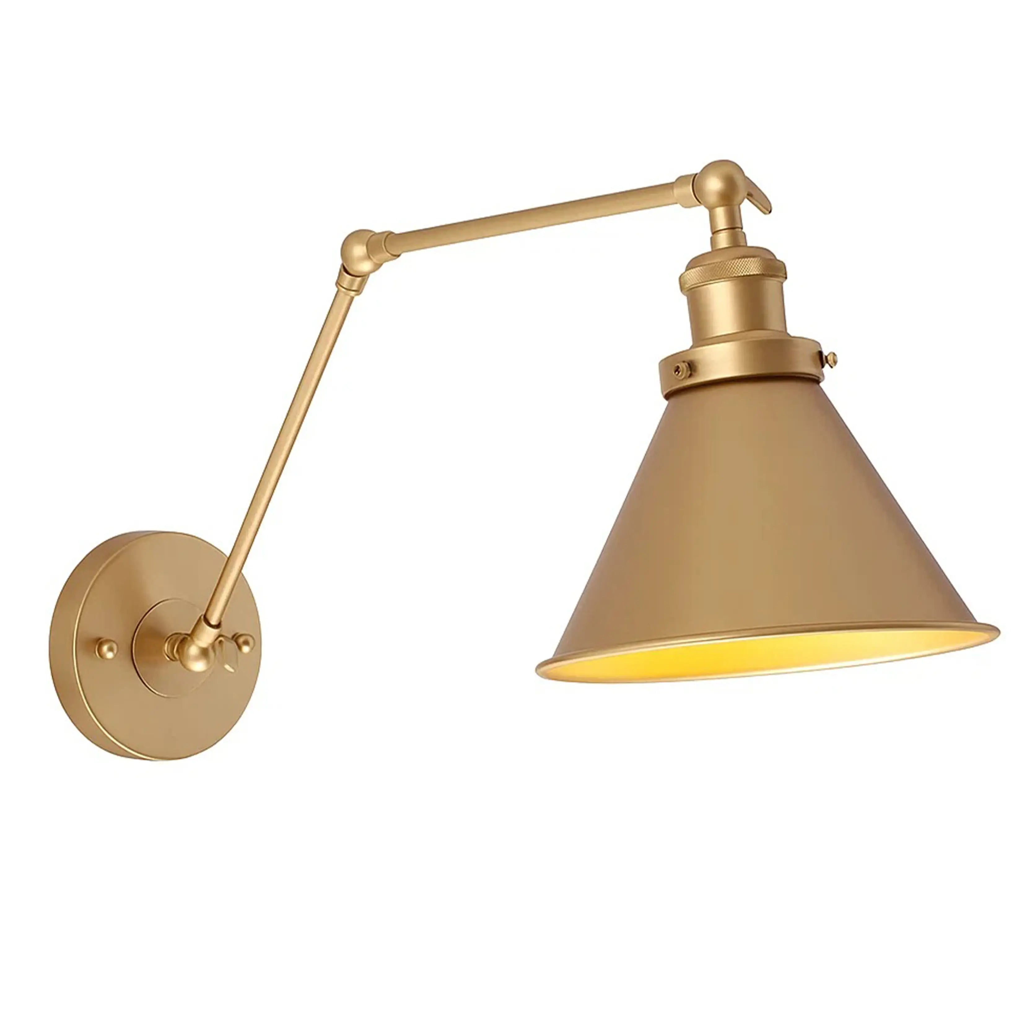 Mid-Century Modern Swing Arm Wall Lamp | Metal-Aveniqi
