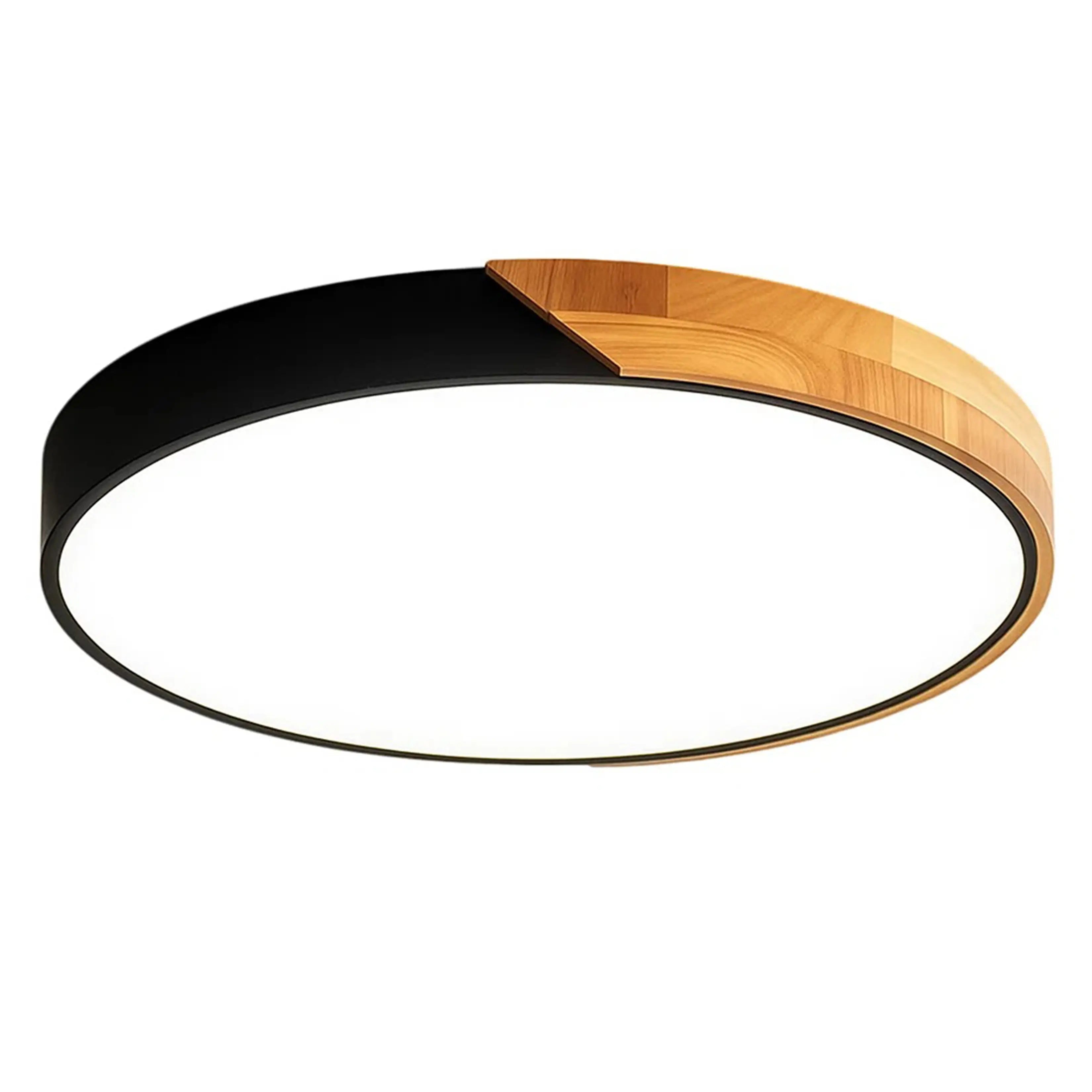 NordWood – Scandinavian Wooden LED Ceiling Lamp-Aveniqi